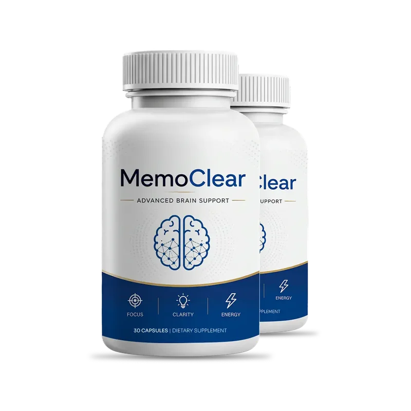 The MemoClear carton and bottle side by side